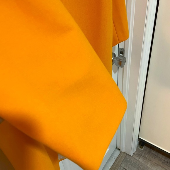 NWOT Babaton Aritzia orange size medium long blazer jacket - Picture 3 of 15